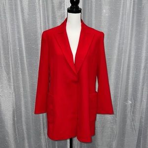 Zara Red Blazer Coat